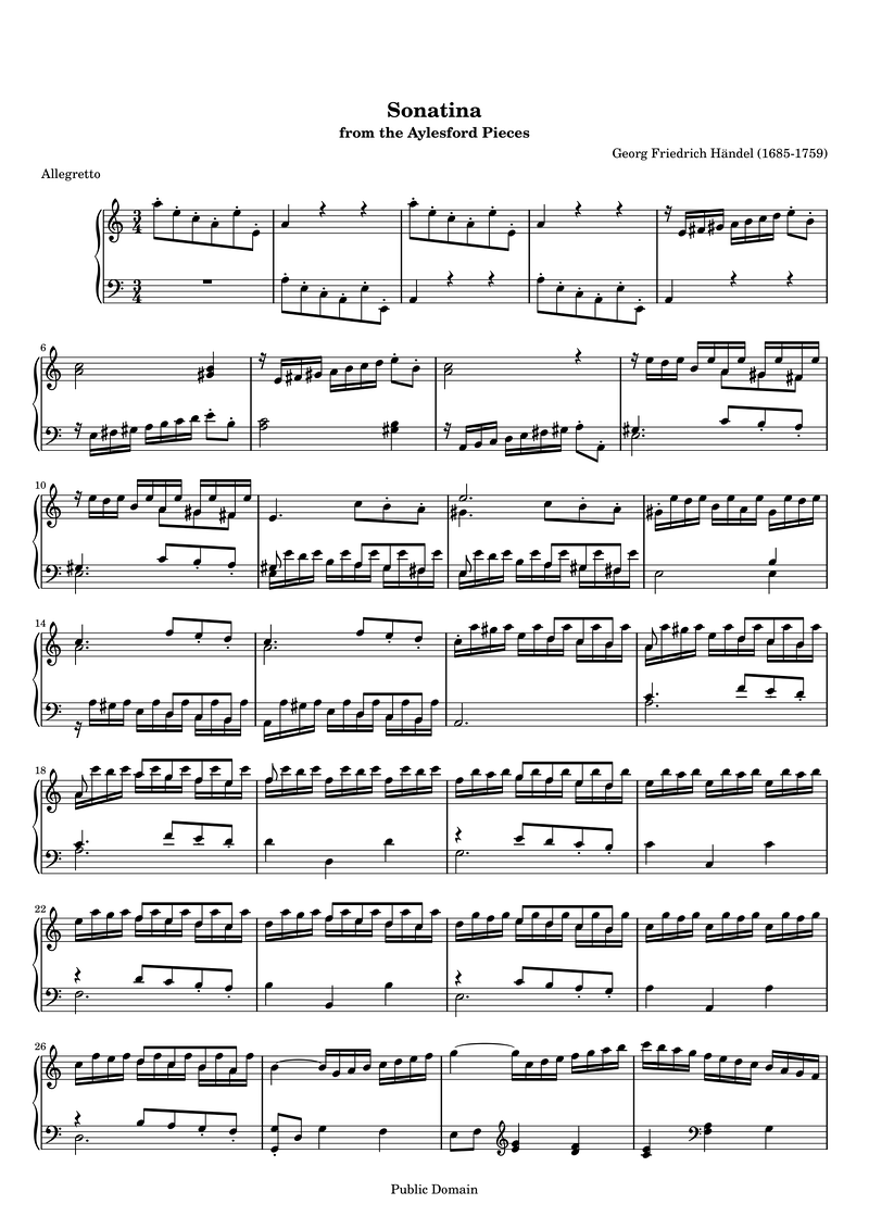 20 Sonatina Piano Sheet Music Page 1 Free PDF