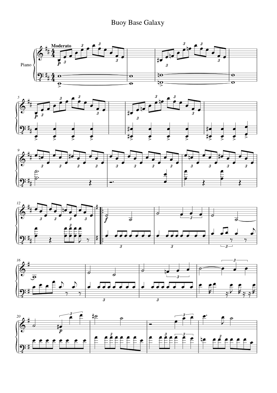 Buoy Base Galaxy Lyrics & Chords Folio