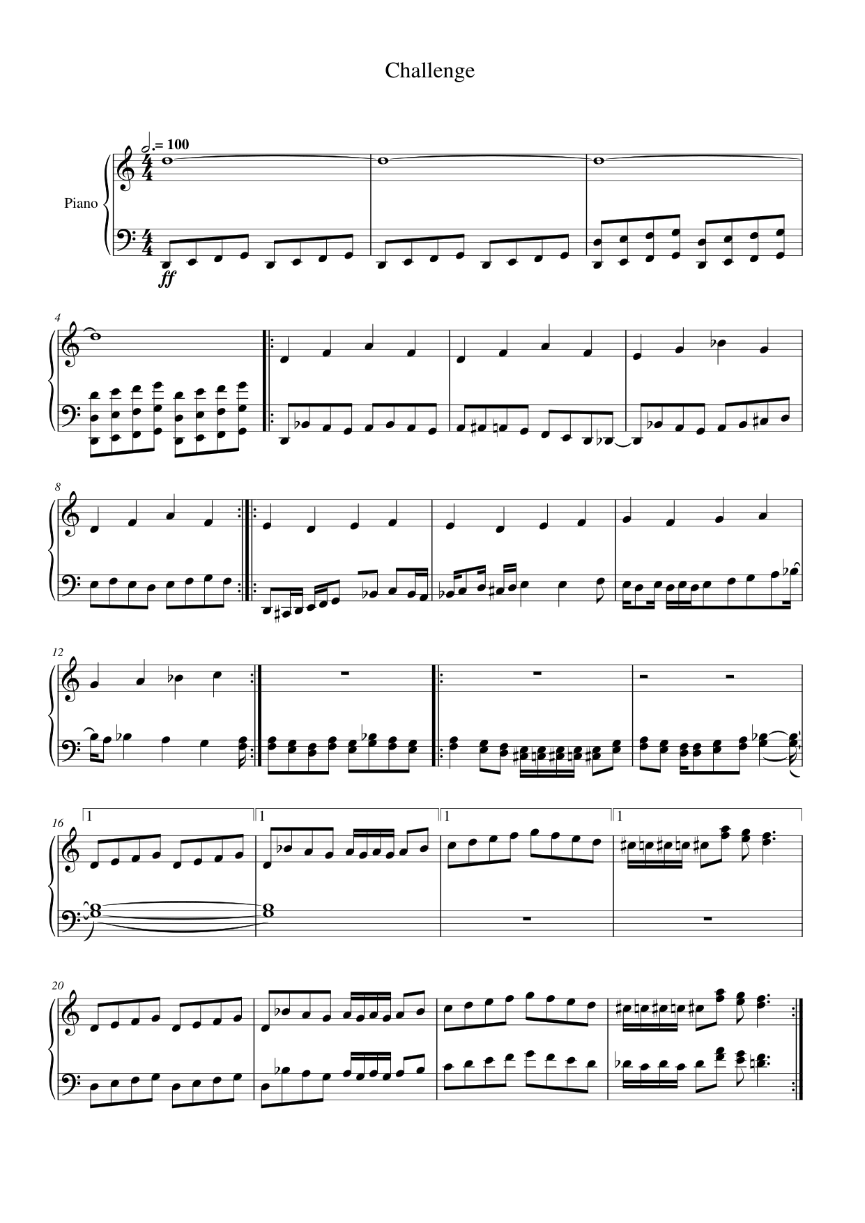 Challenge Lyrics & Chords Folio
