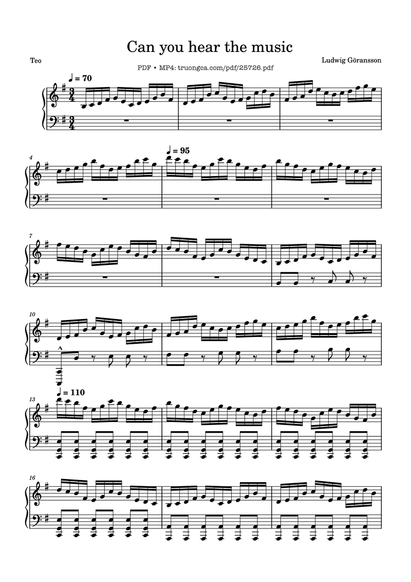 Do You Hear the People Sing Piano Sheet Music Page 1 Free PDF
