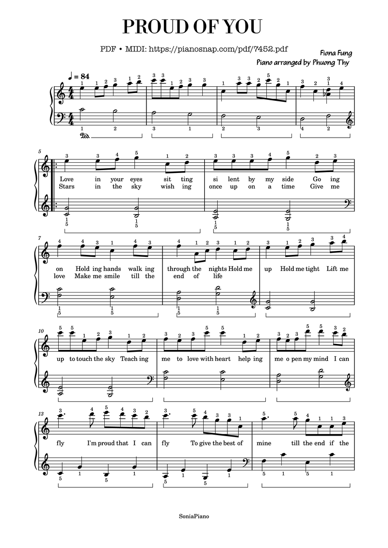 By your Side Piano Sheet Music Page 1 Free PDF