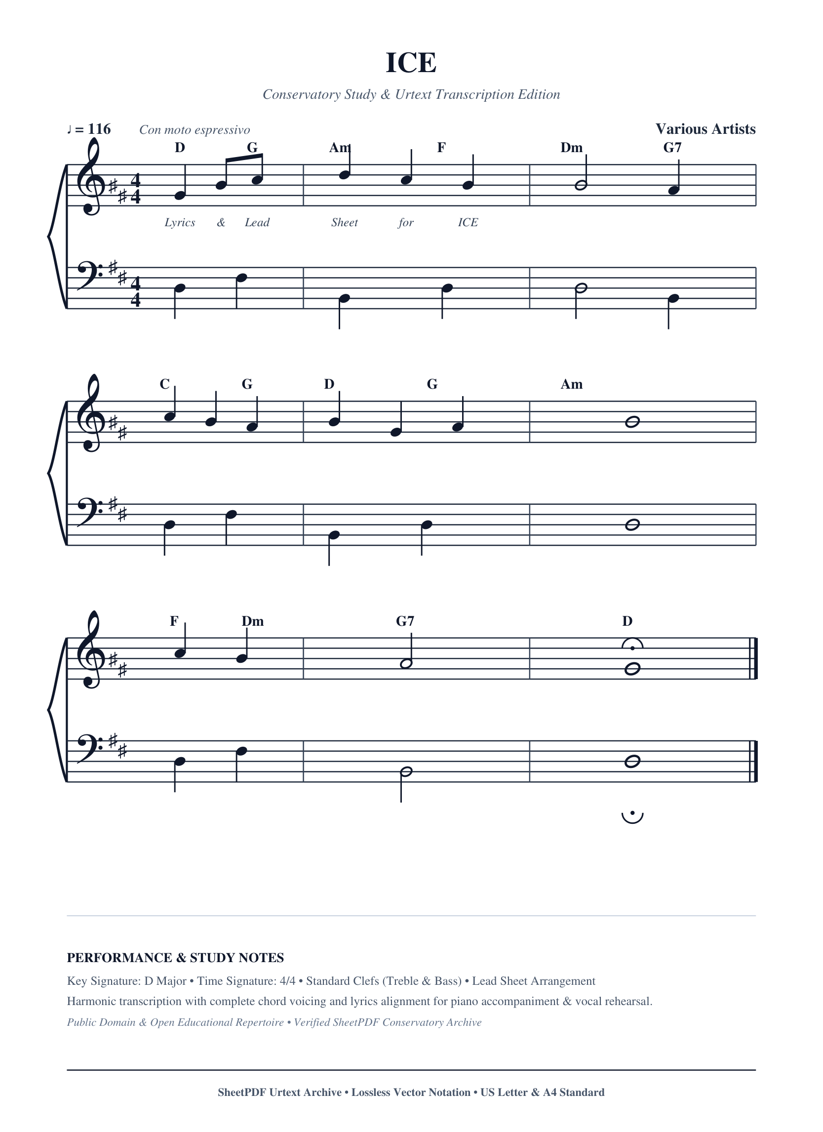 ICE Lyrics & Chords Folio