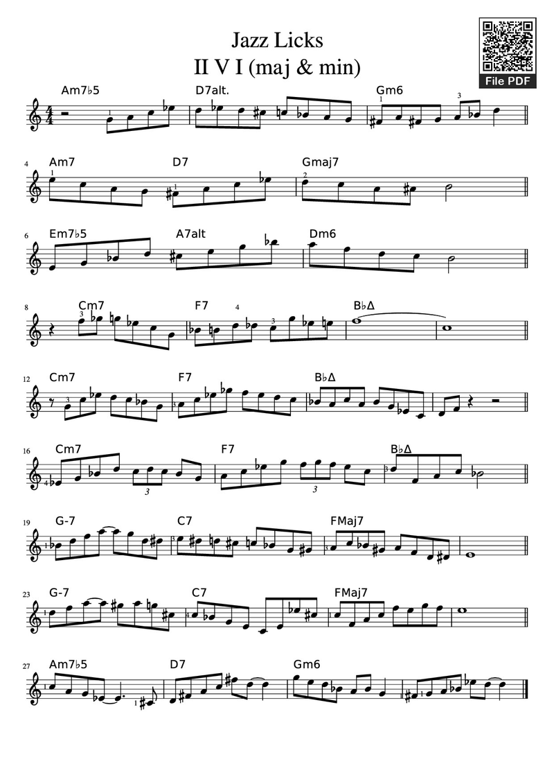 Jazz piano 54 Piano Sheet Music Score Page 1
