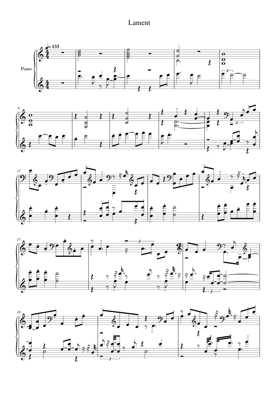 Lament Lyrics & Chords Folio