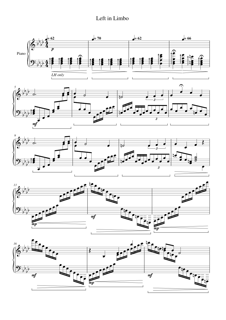 Left in Limbo Lyrics & Chords Folio