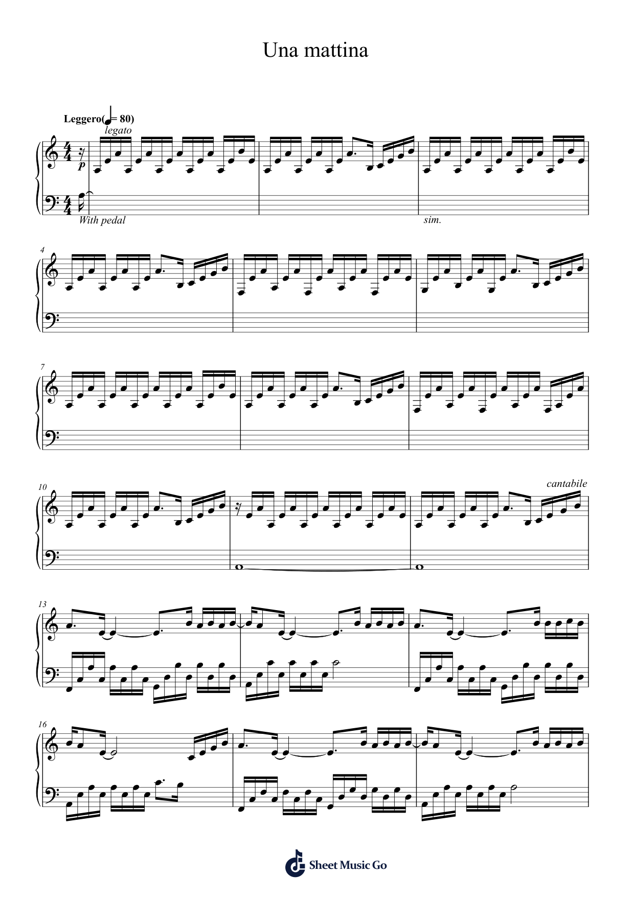Music Piano Sheet Music Page 1 Free PDF