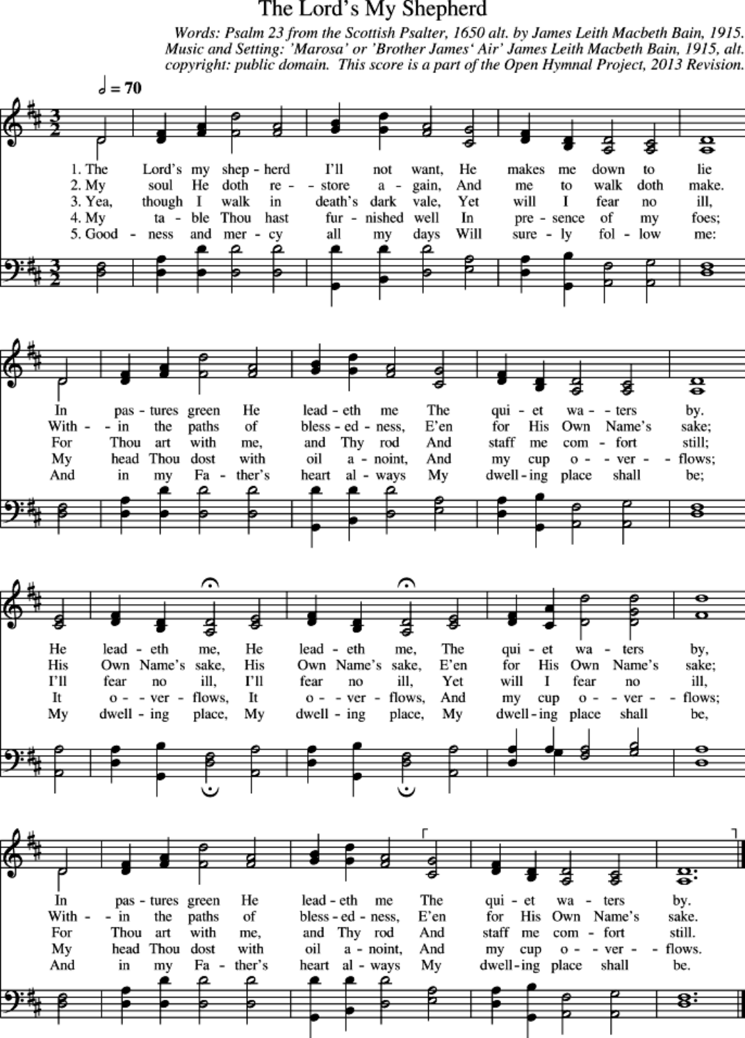 Brother Piano Sheet Music Page 1 Free PDF