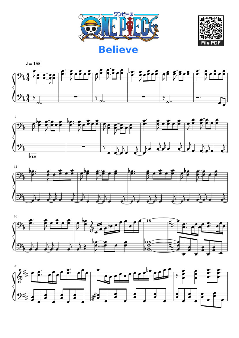 Piano Piece Piano Sheet Music Page 1 Free PDF