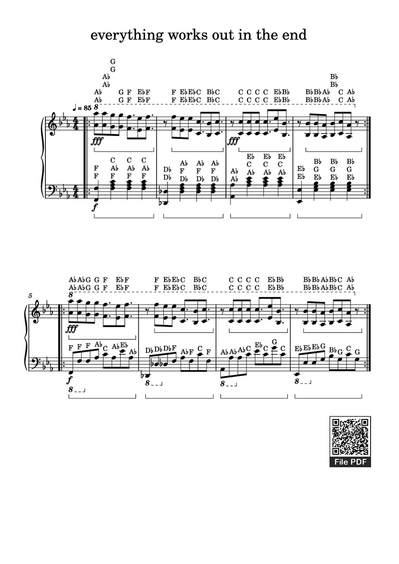 Piano Works Piano Sheet Music Page 1 Free PDF