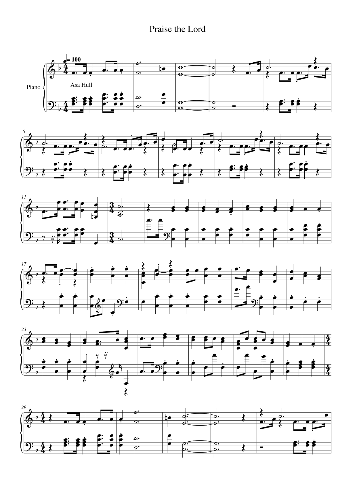 Praise the Lord Lyrics & Chords Folio