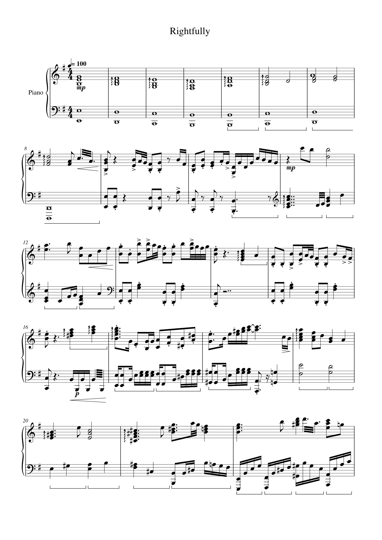 Rightfully Lyrics & Chords Folio