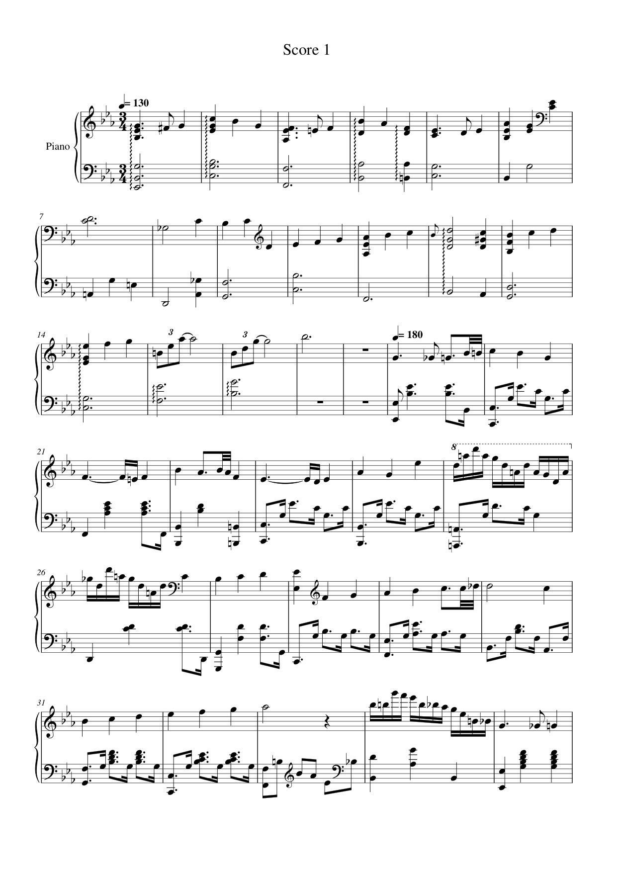 Score 1 Lyrics & Chords Folio