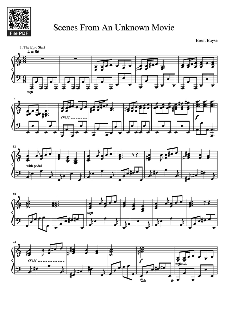 From Now On Piano Sheet Music Page 1 Free PDF