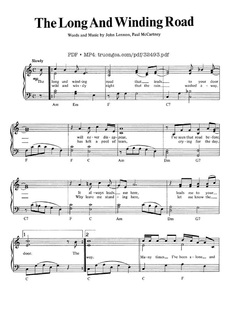 The Long Road Lyrics & Chords Folio