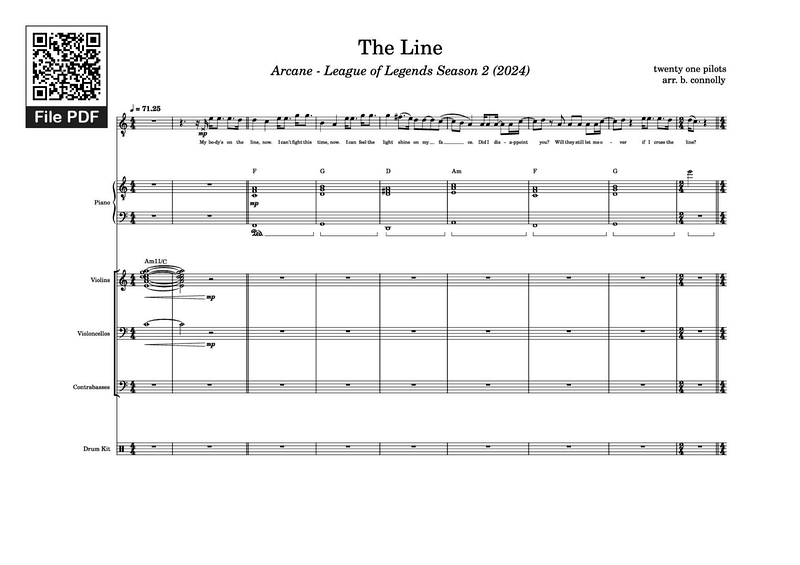Twenty One Pilots Medley Piano Sheet Music Page 1 Free PDF