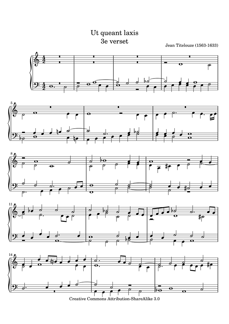 Ut Queant Laxis Piano Sheet Music Page 1 Free PDF
