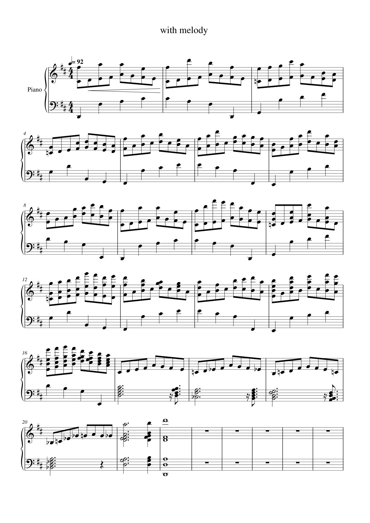 with melody Lyrics & Chords Folio