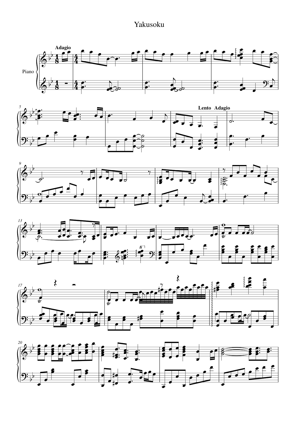 Yakusoku Lyrics & Chords Folio