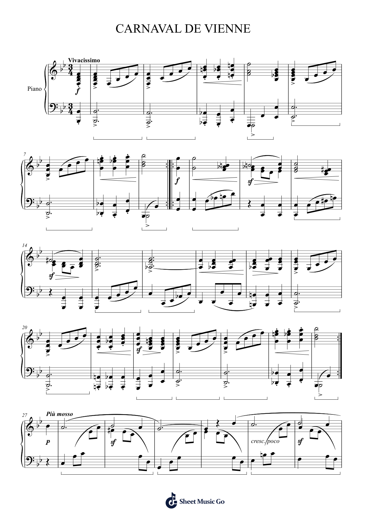 Naval Piano Sheet Music Page 1 Free PDF
