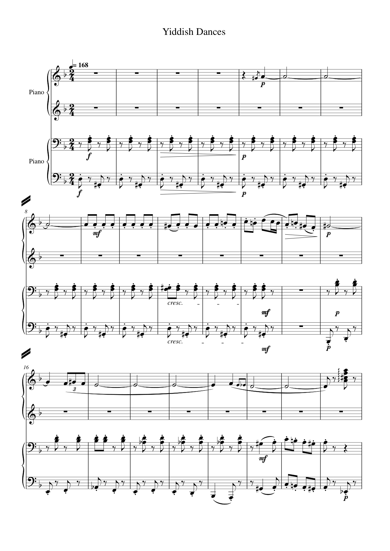 Yiddish Dances Lyrics & Chords Folio