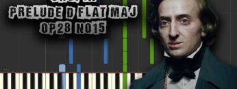 Chopin – Prelude in D-flat maj Op.28 No.15