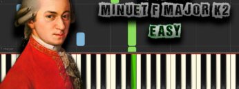 Mozart – Minuet in F Major (K2) [Easy Piano Tutorial]