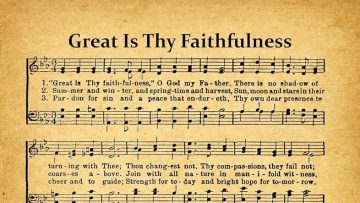 Great Is Thy Faithfulness