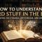 How To Understand Weird Stuff In The Bible