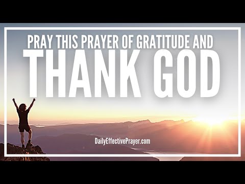 A Prayer for Gratitude