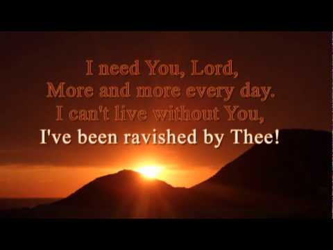 I need You, Jesus